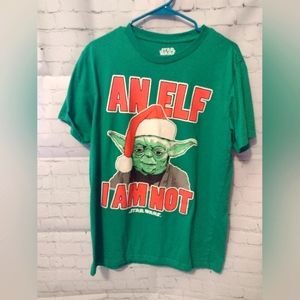 Star Wars Yoda Christmas Tee